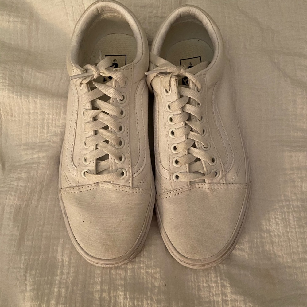 White old skool vans